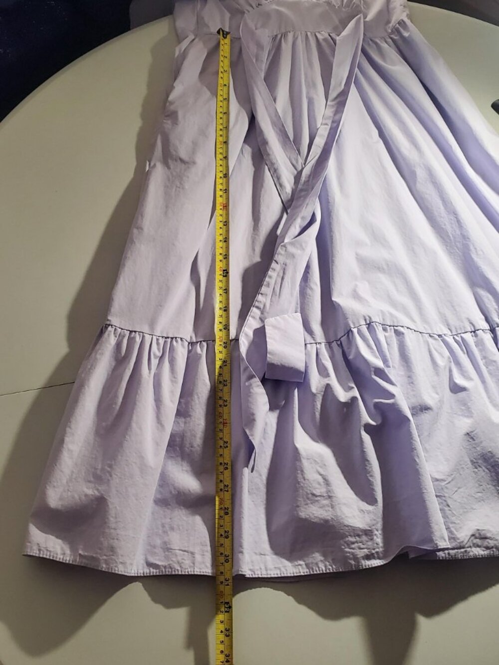 Farrow Beulah Cotton Open Back Tiered Dress in Lavender - Sz S- shipping incl. - Picture 10 of 16